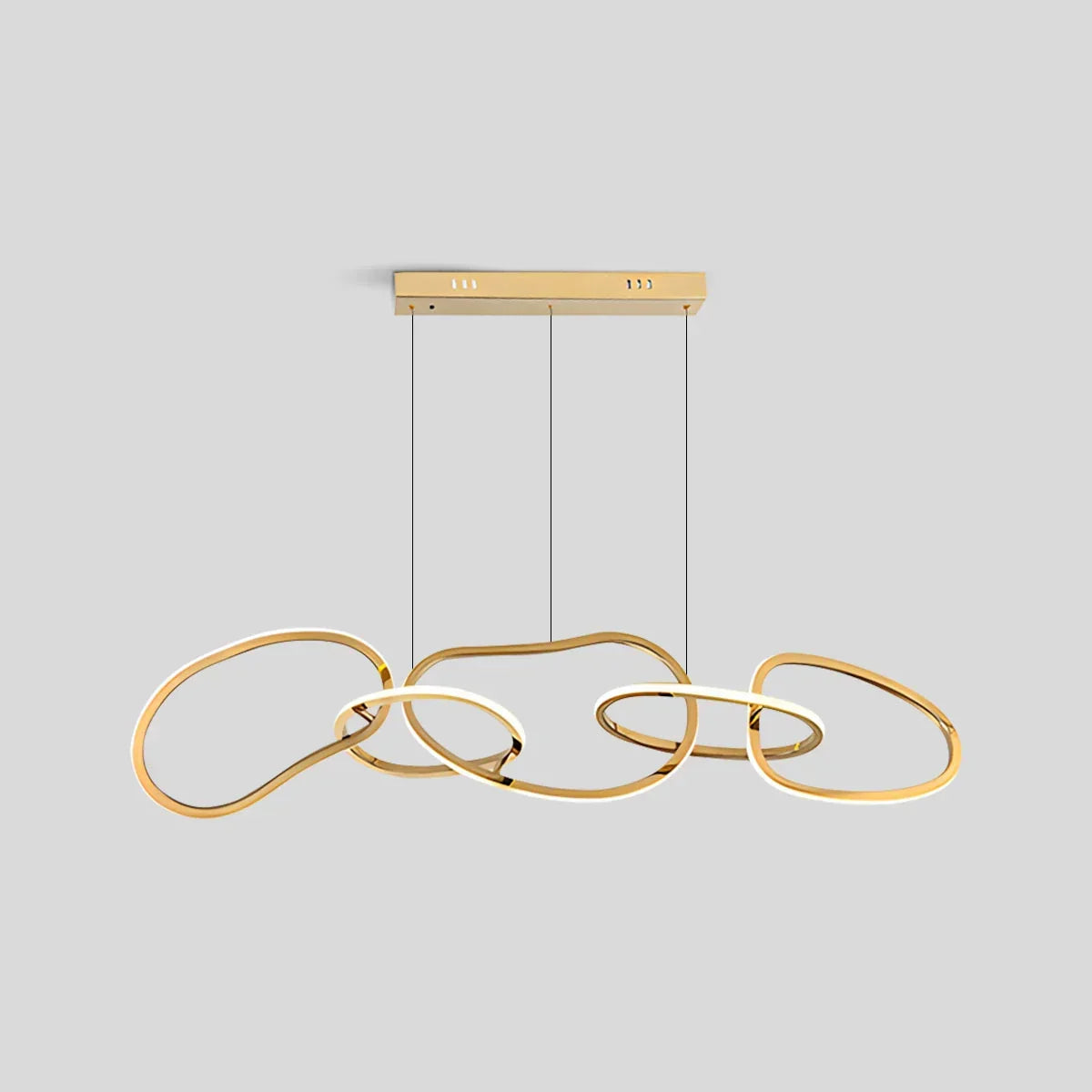 Moderner minimalistischer Ring-Kronleuchter | Desfino