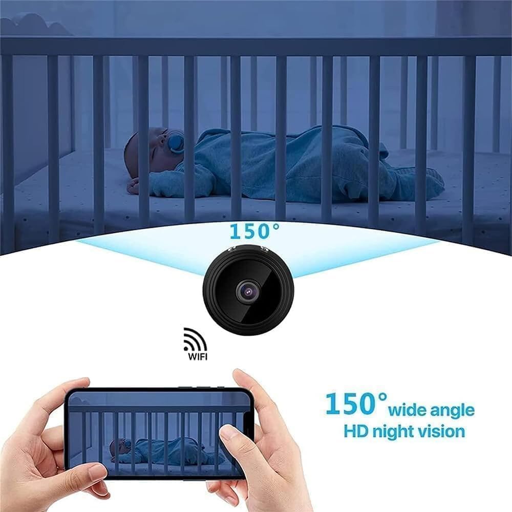 Cameră de securitate Wi-Fi de interior Veyra Mini — design compact - Desfino
