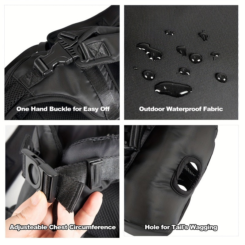 LumaTrail Rucsac frontal pentru transportul câinilor — mic/mediu, sub 35 lbs - Desfino