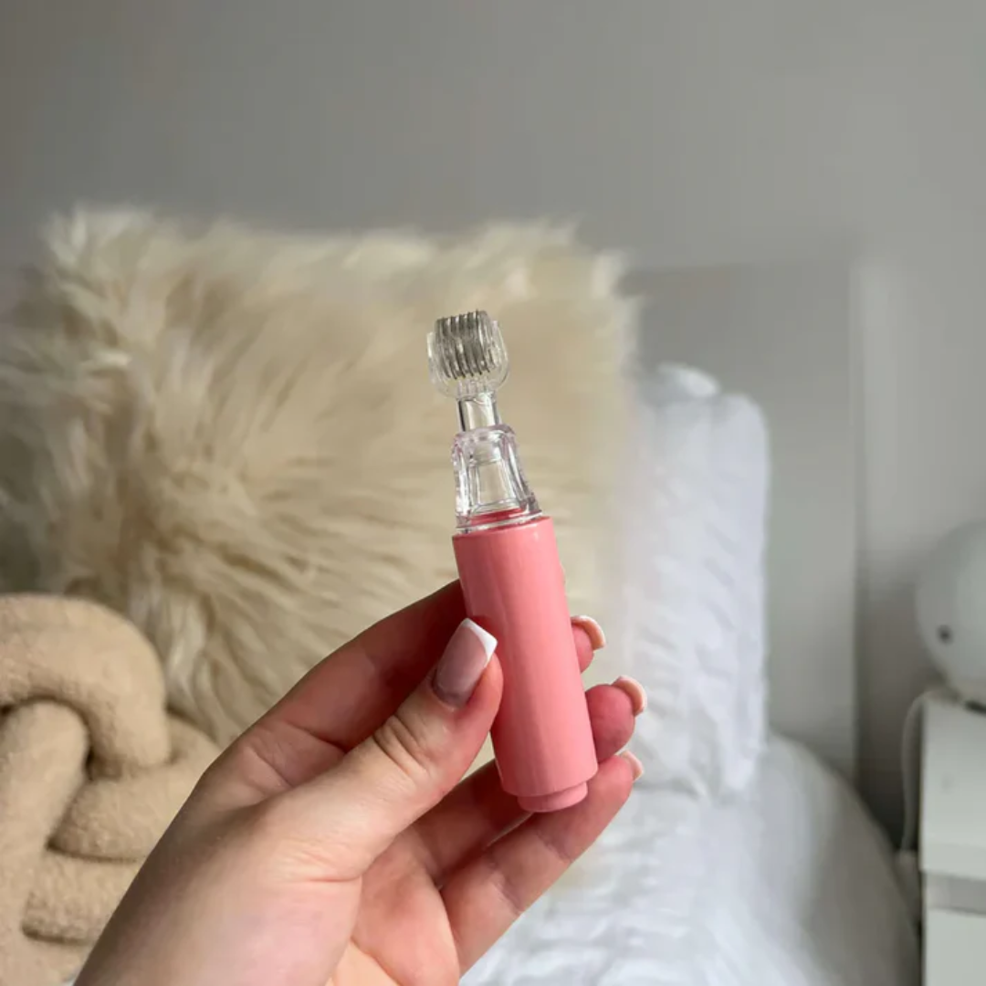 Kit Dermaplump avec roller de microneedling pour les lèvres de 0.5mm + sérum repulpant au collagène - Desfino