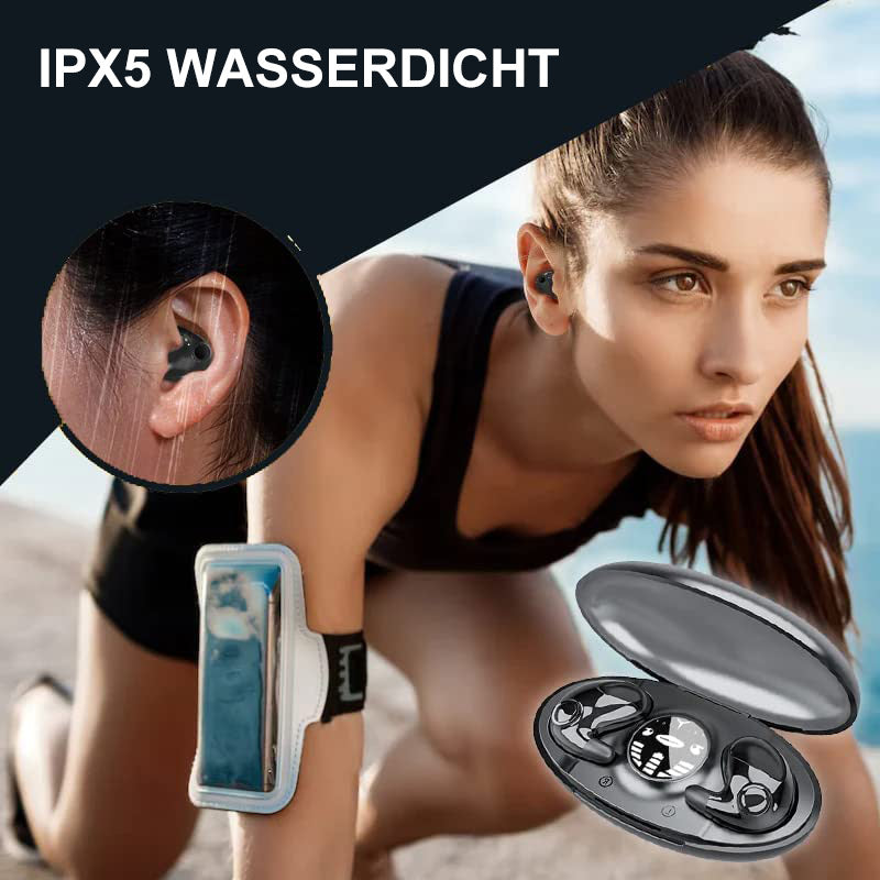 Invisible Sleep Wireless Earbuds — IPX5 Waterproof, Ergonomic Low-Profile Design