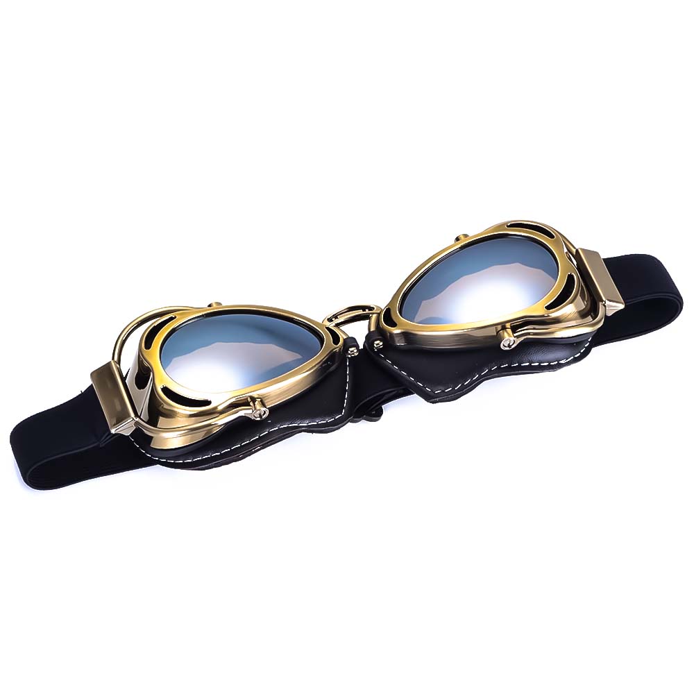 Gafas clásicas para motocicleta — Diseño compacto, plegable y resistente al viento