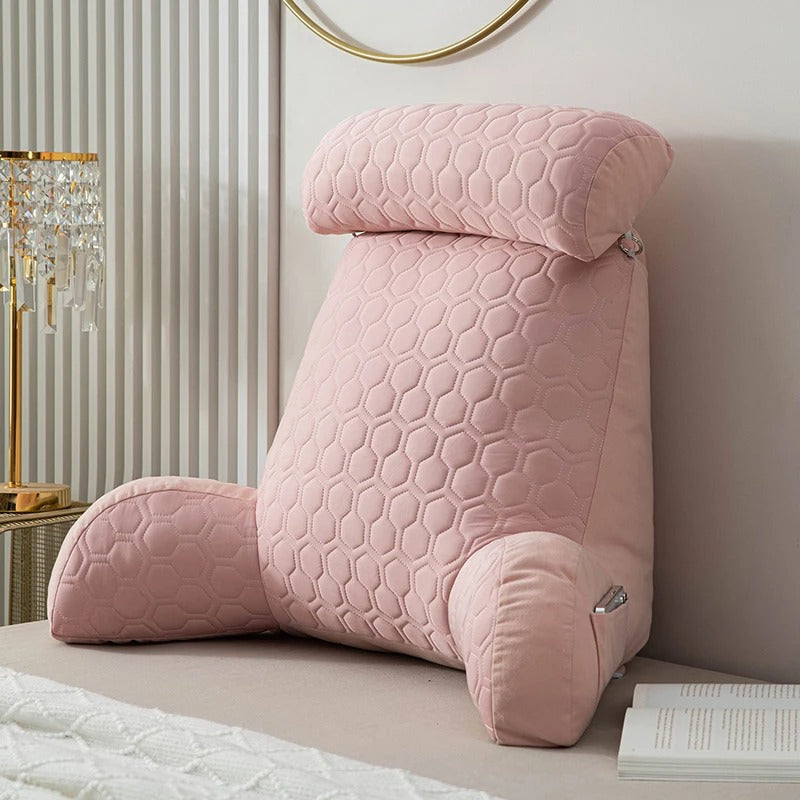 LumaNest Reading Backrest Pillow — Armrests and Headrest | Desfino