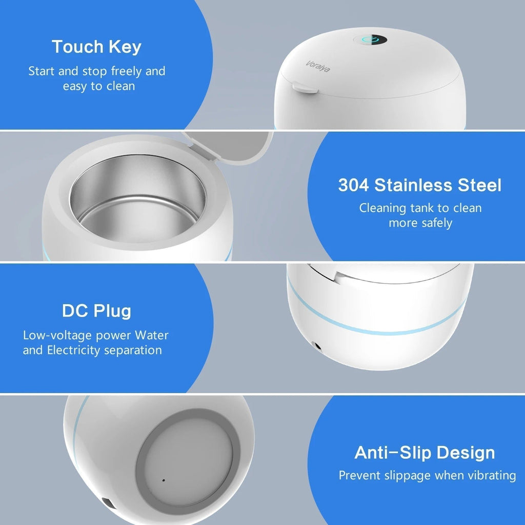 PureVive Ultrasonic Dental Cleaner Pro — 42,000 Hz, UV-C-sterilointi - Desfino