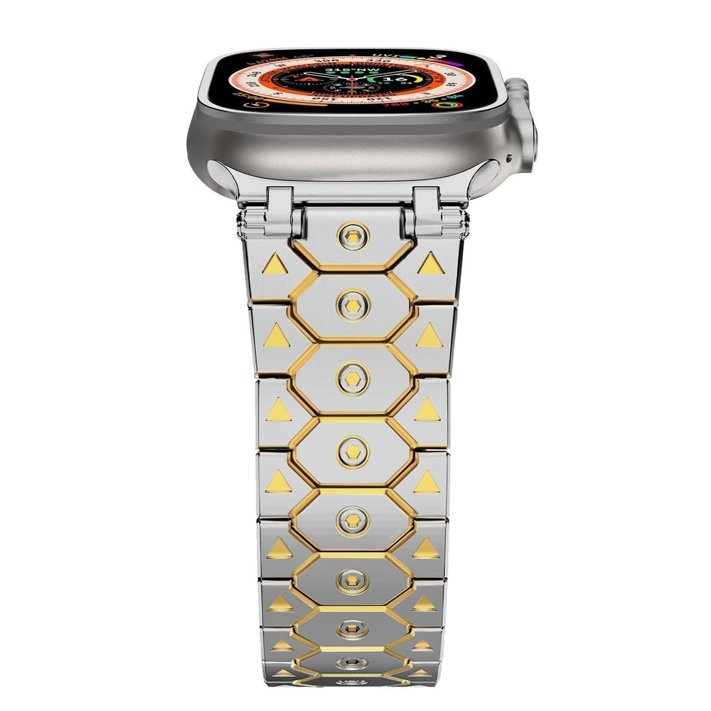 Sześciokątny tytanowy pasek ogniwowy Vantira do Apple Watch - Desfino