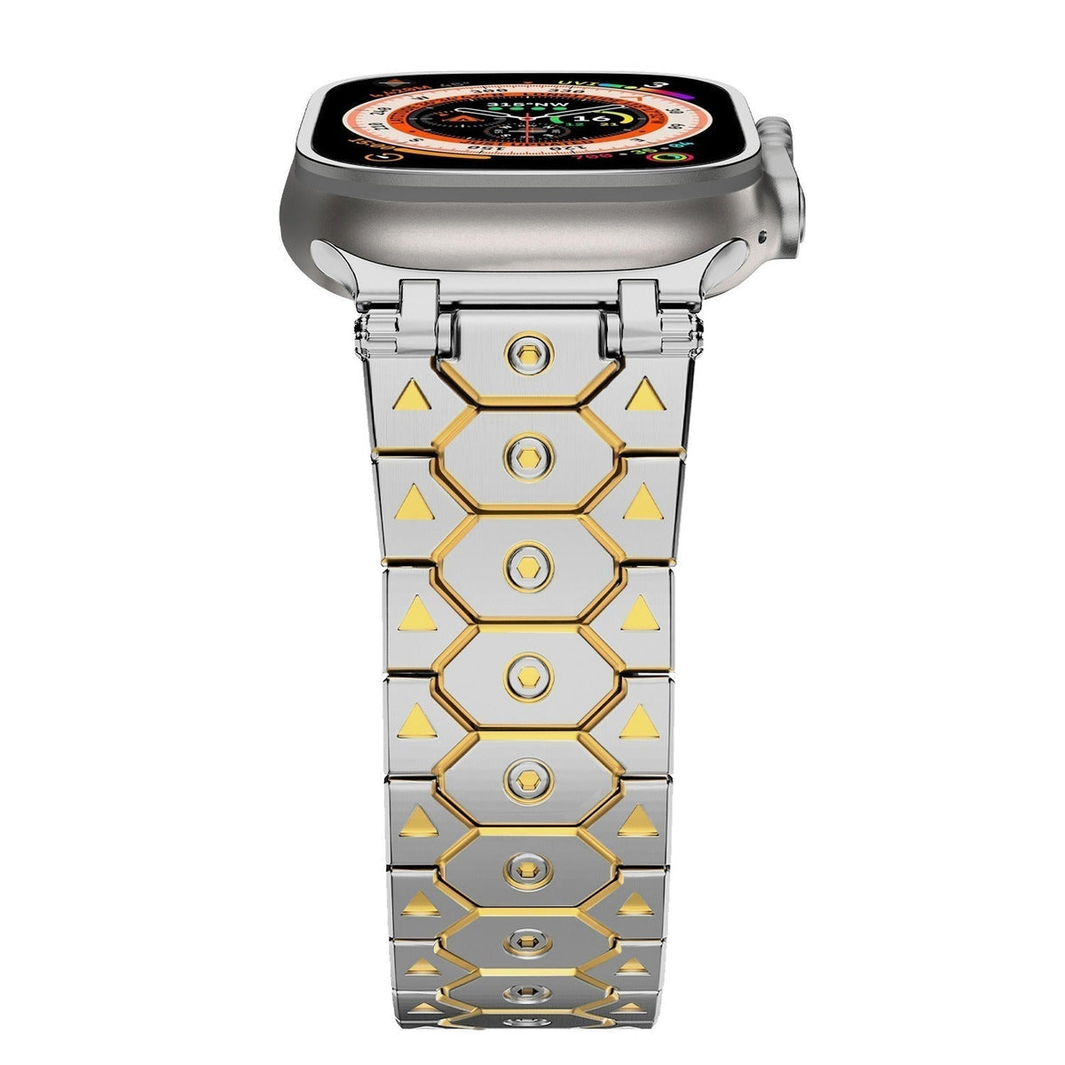 Sześciokątny tytanowy pasek ogniwowy Vantira do Apple Watch - Desfino