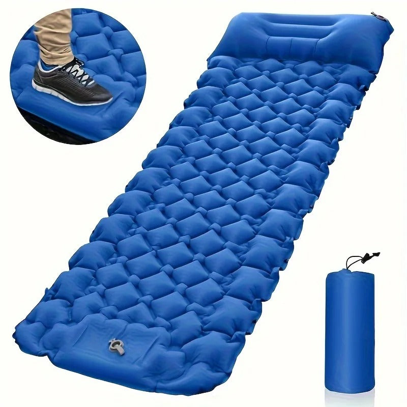 SummitSleep přenosná nafukovací matrace na kempování — nafukovací postel - Desfino