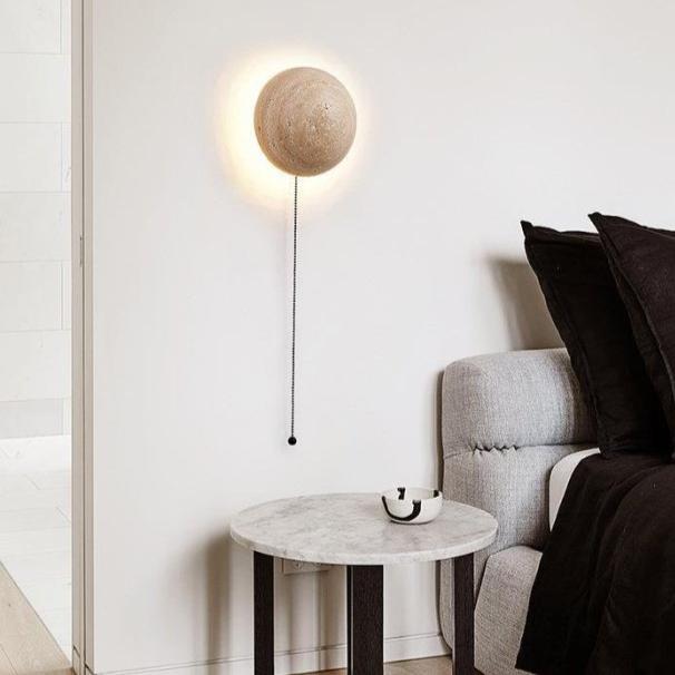 Κρεμαστό φωτιστικό τοίχου Asterra Cream Nordic — μινιμαλιστική απλίκα - Desfino