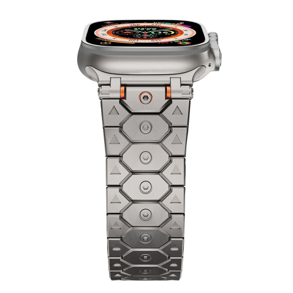 Sześciokątny tytanowy pasek ogniwowy Vantira do Apple Watch - Desfino