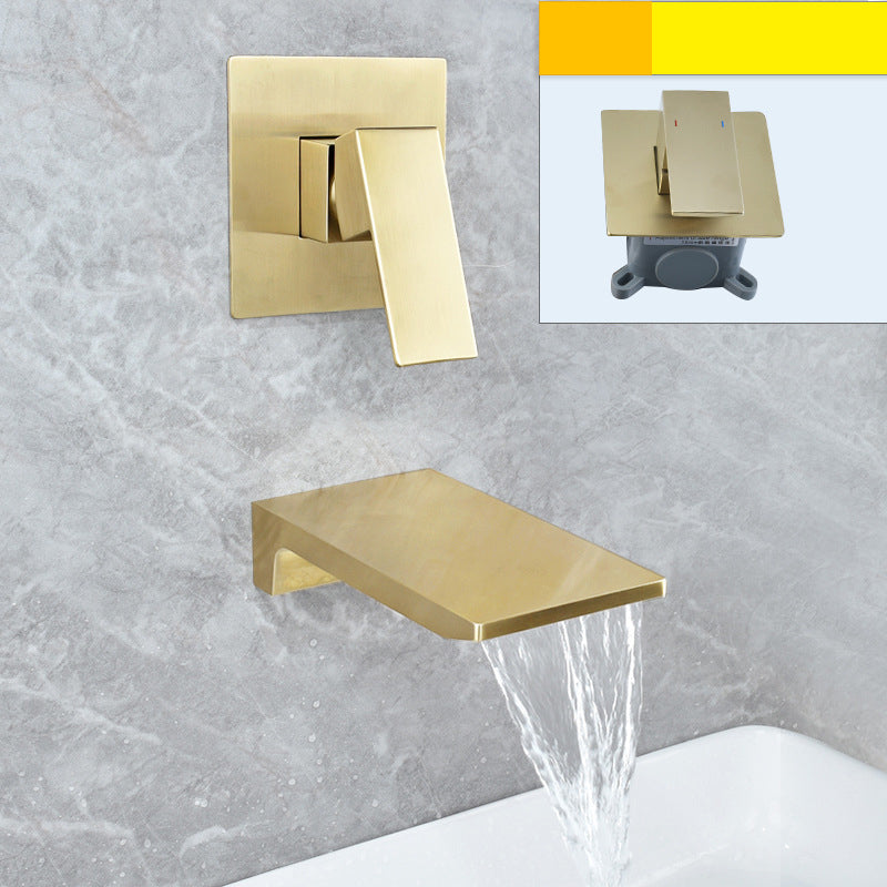 Rubinetto da bagno a parete monocomando a cascata - Bocca a cascata - Desfino