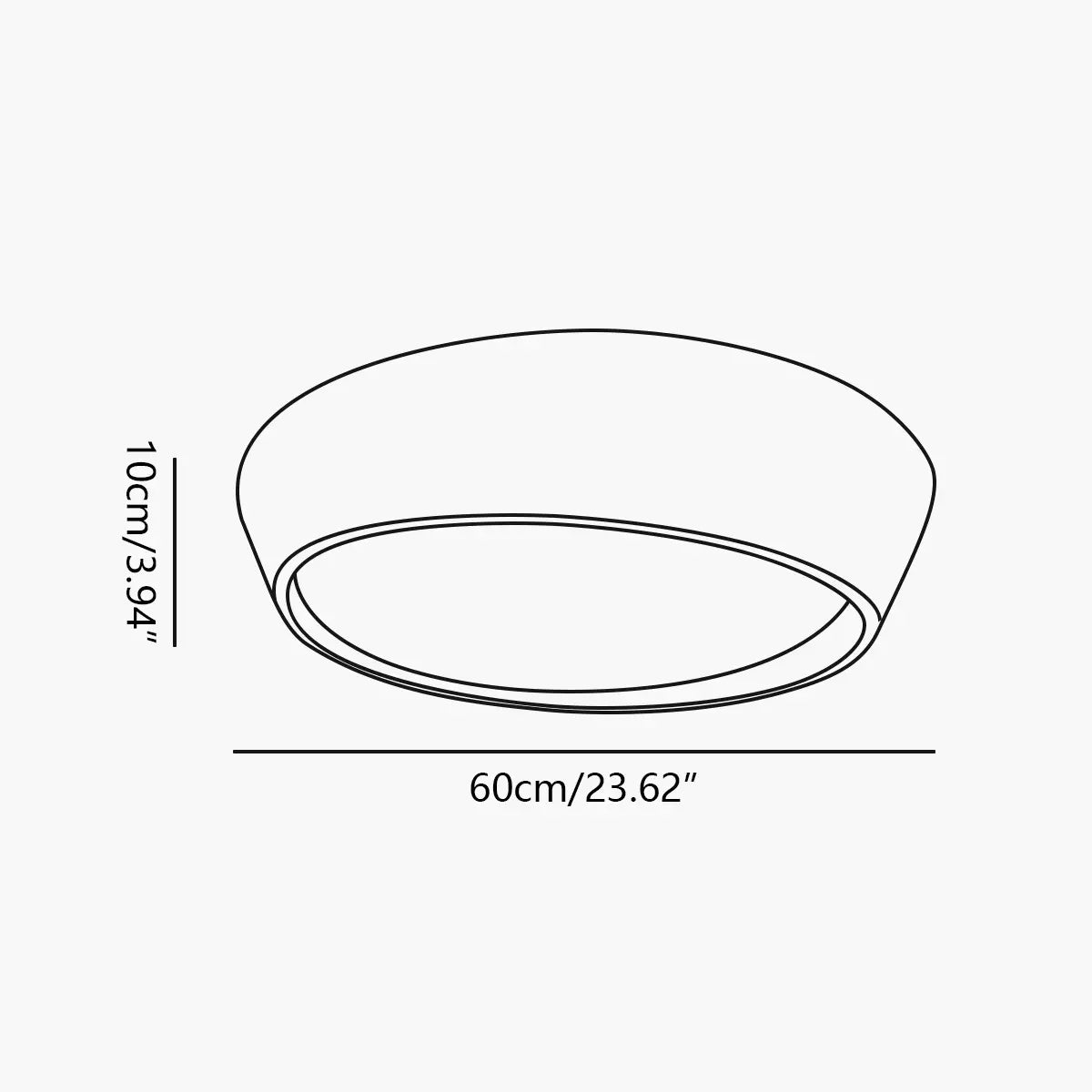 Modern Round Acrylic Ceiling Light for Bedroom | Desfino