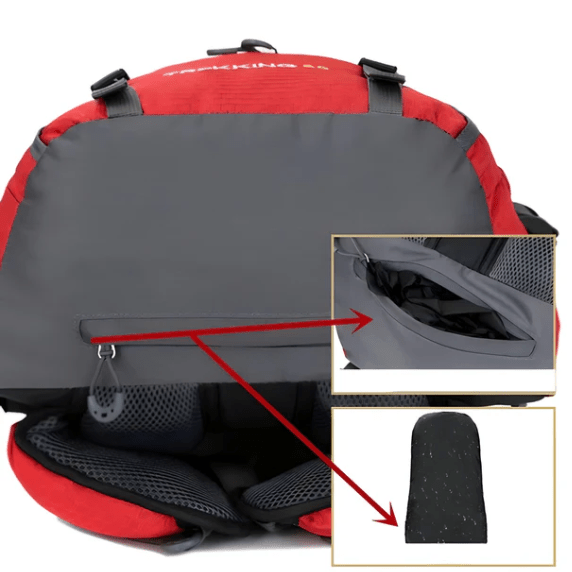 TrailZen 60L vattentät vandringsryggsäck — lätt och ergonomisk | Desfino