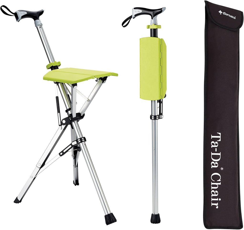 Bastone da trekking Ta-Da Seat — Sedile comfort integrato - Desfino