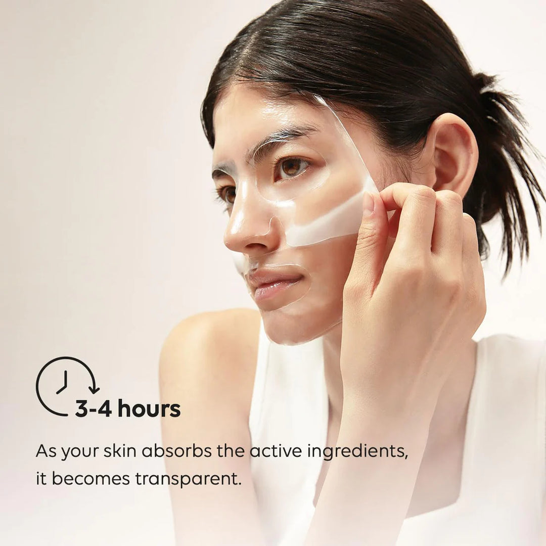 Maschera idratante in biocollagene Aurelia Glow — Trattamento rimpolpante notturno - Desfino