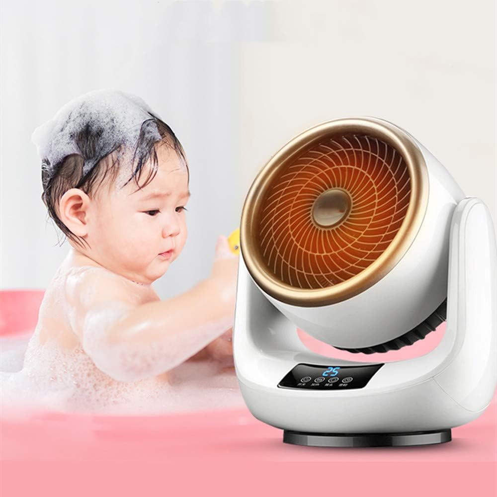 Ventilateur portable silencieux BreezeNova — rotation à 360°, télécommande - Desfino