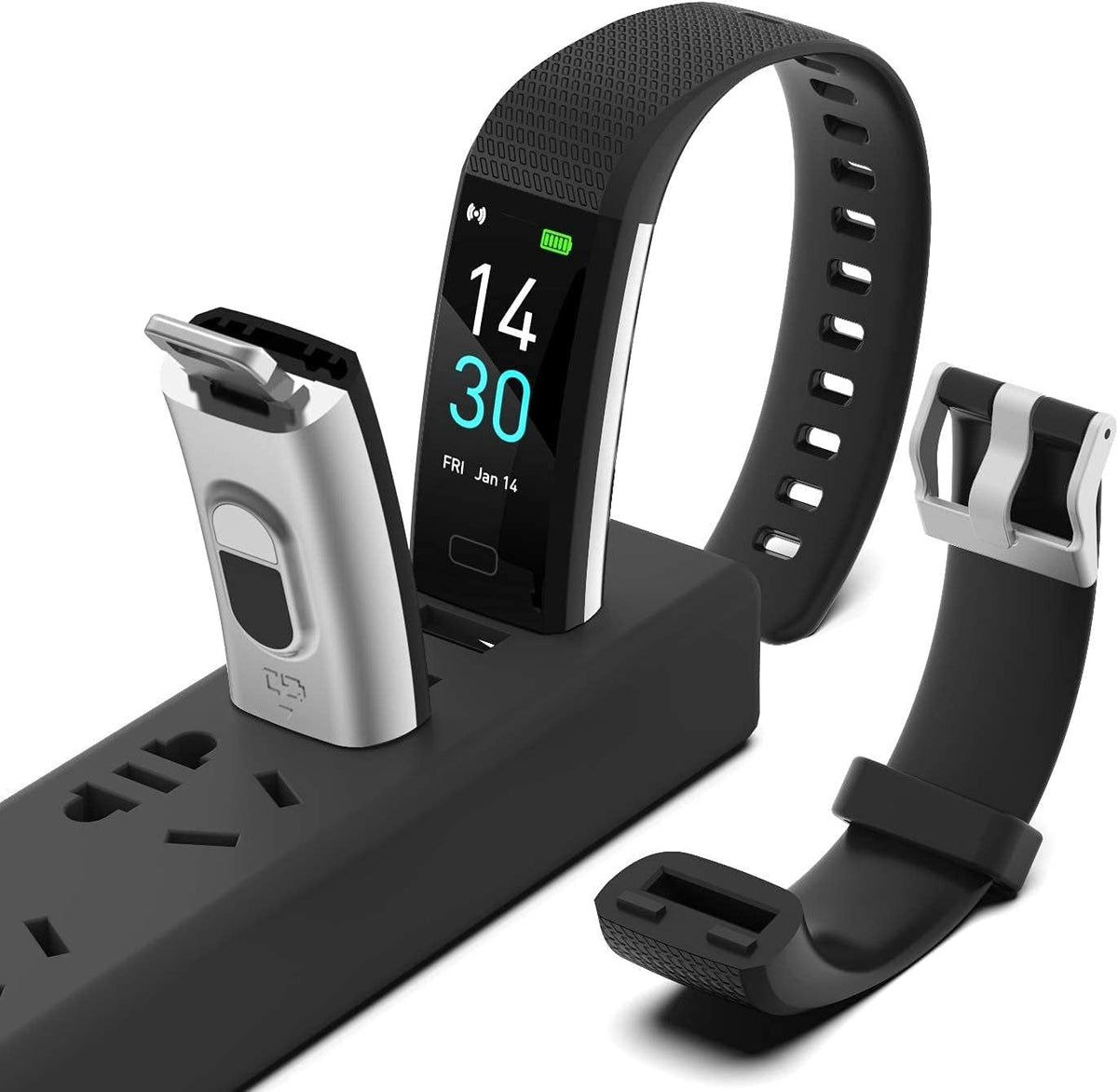 Ceas inteligent impermeabil Luma — Tensiune arterială, ritm cardiac și somn, Bluetooth 5.0 - Desfino