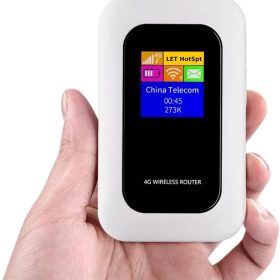 RoamWave Tragbarer 5G-WLAN-Router — Plug-and-Play-SIM-Kartenverbindung - Desfino