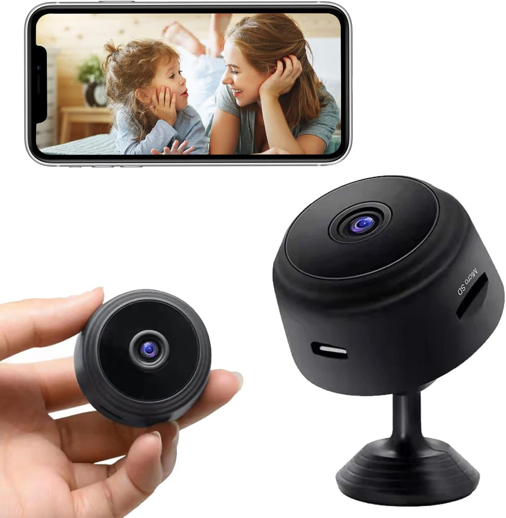 Cameră de securitate Wi-Fi de interior Veyra Mini — design compact - Desfino