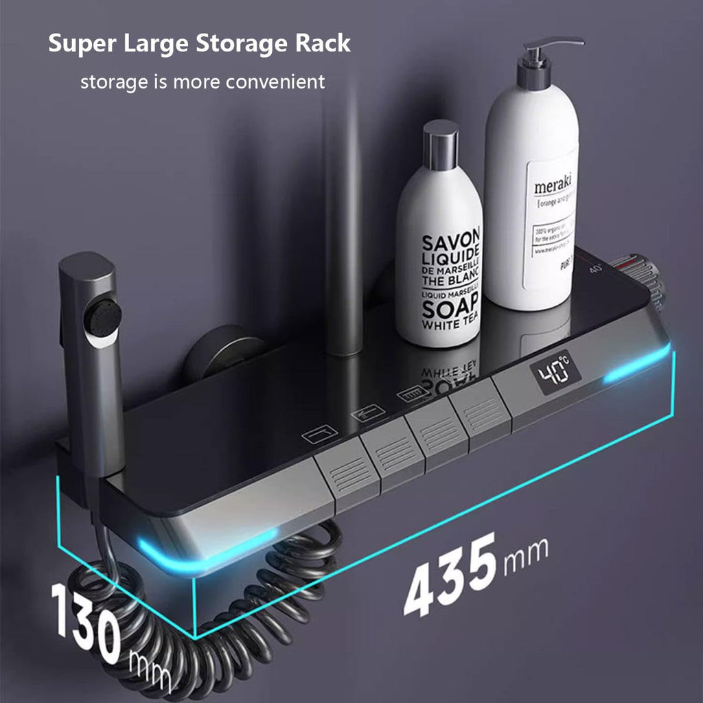 Affichage numérique de la température Aurell — Système de douche thermostatique - Desfino