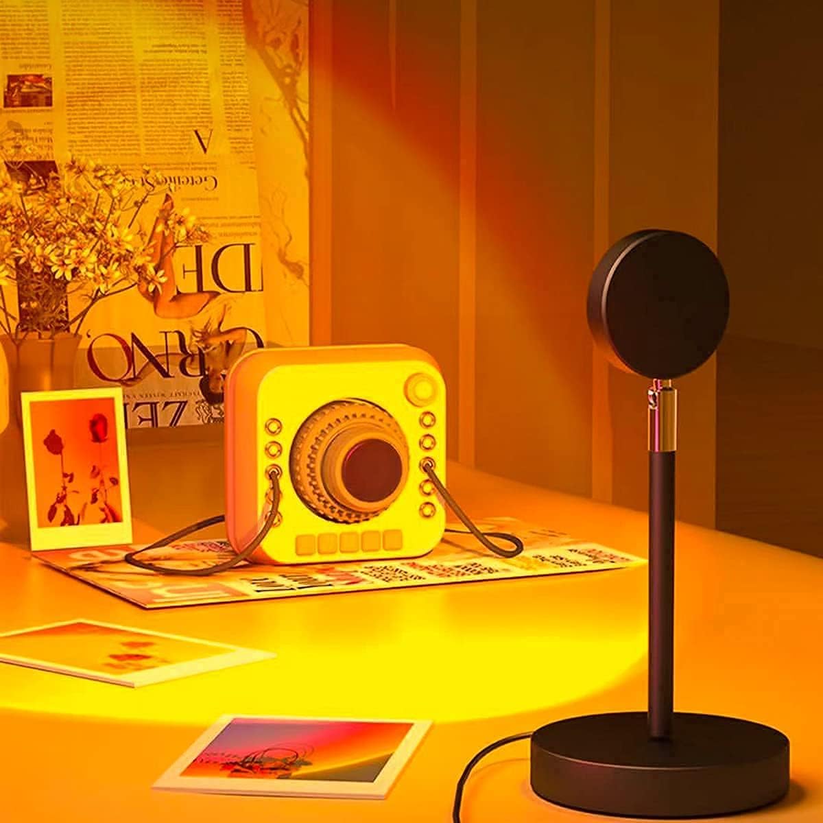 Solstice Sonnenuntergang-Projektorlampe — Einstellbare Ambientebeleuchtung | Desfino