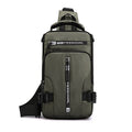 Vodotěsná crossbody taška AeroCarry — prostorné přihrádky - Desfino