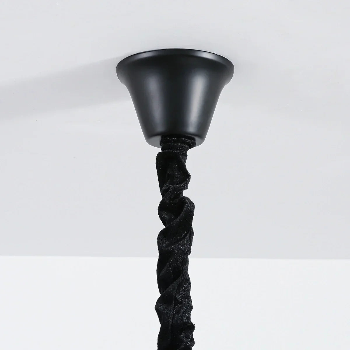 American Simple Black Candle-Style Chandelier | Desfino
