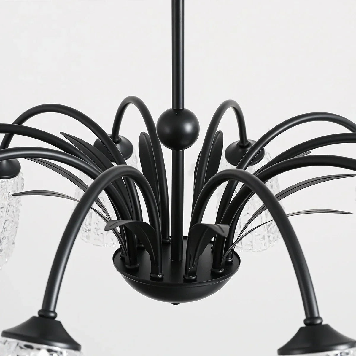 American Retro Iron Glass Chandelier | Desfino