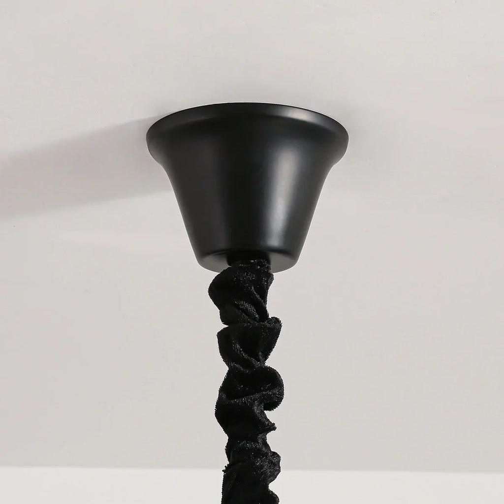 American Retro Iron Glass Chandelier | Desfino