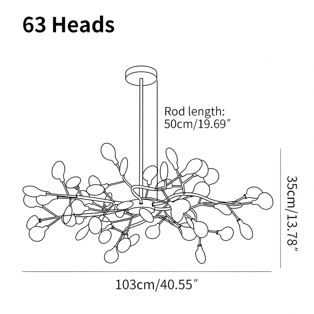 Firefly Sputnik LED Chandelier | Desfino