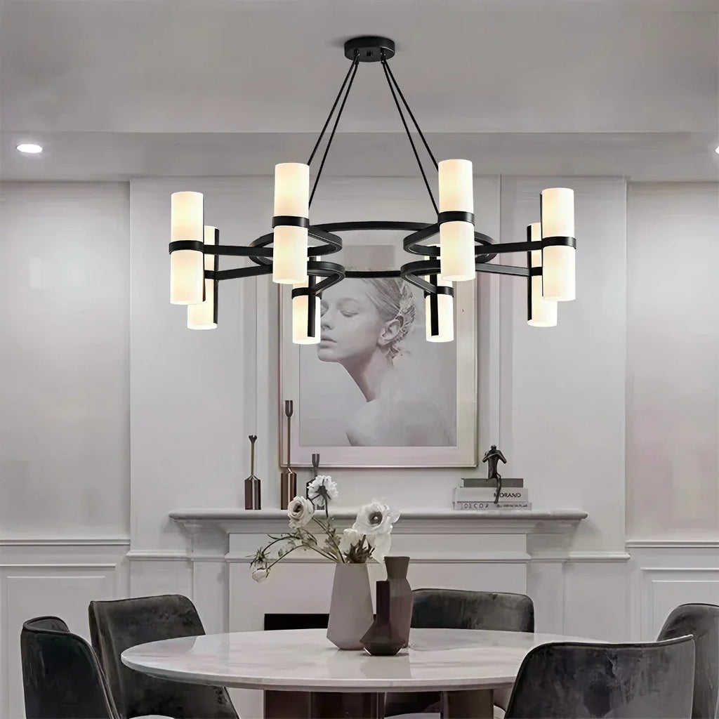 Nordic Creative Multi-Headed Round Chandelier | Desfino