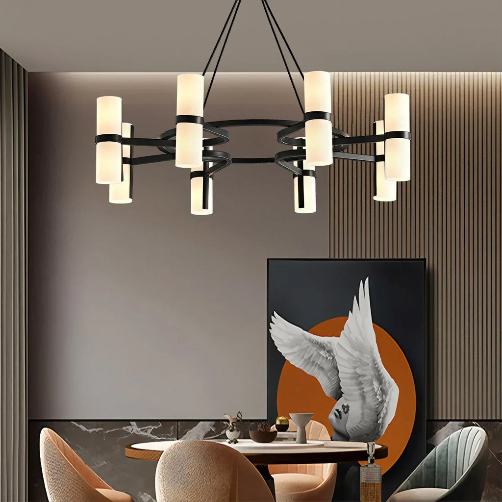 Nordic Creative Multi-Headed Round Chandelier | Desfino