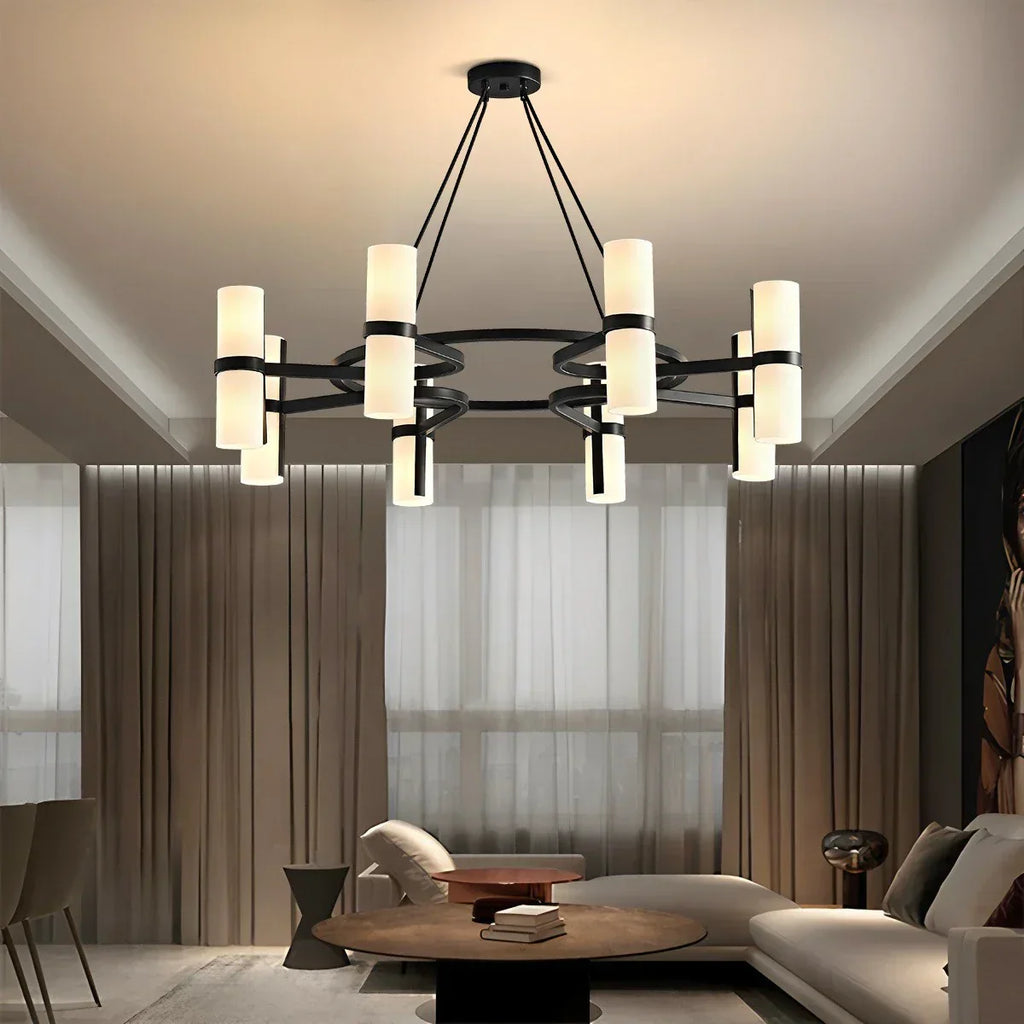 Nordic Creative Multi-Headed Round Chandelier | Desfino
