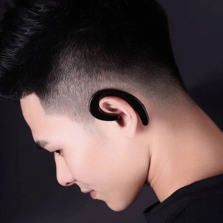 Flux Bluetooth-hörlurar med öppen design och öronkrok — brusreducering | Desfino