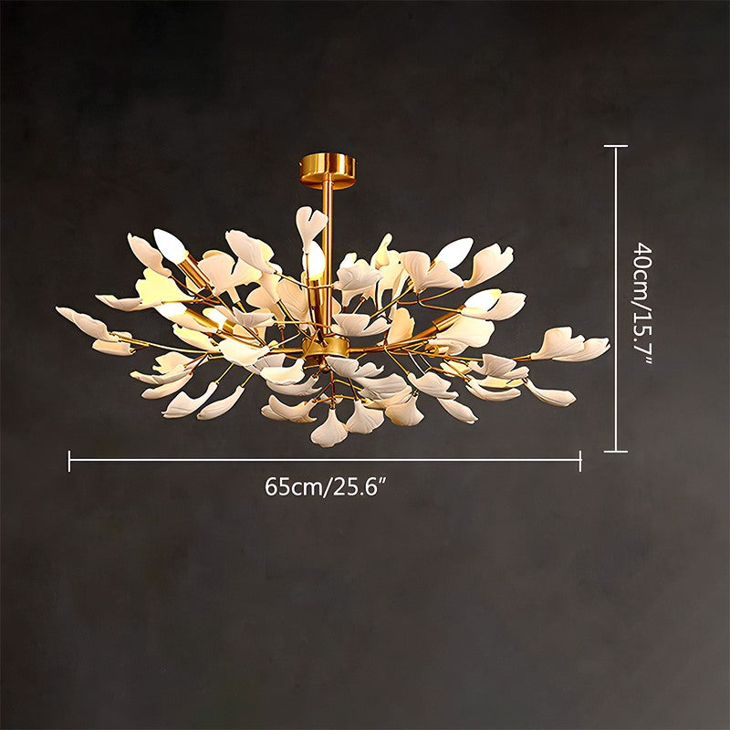 Ginkgo Chandelier-A for Bedroom Living Room | Desfino