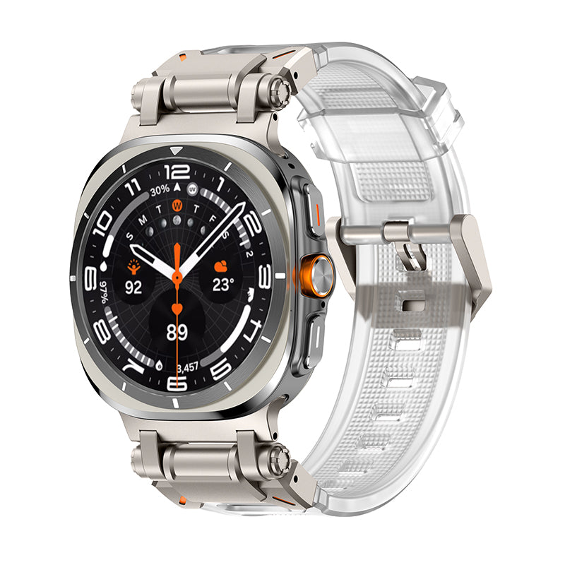 Navigator FKM-armband - Samsung Watch Ultra 47 mm, 140–230 mm, stiftspänne - Desfino