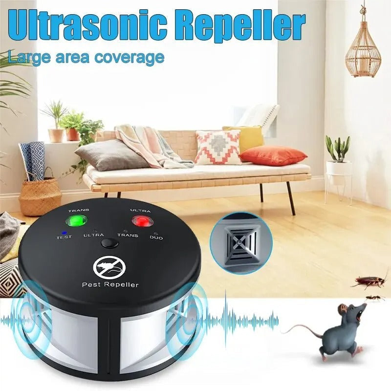 Repelente ultrassónico de pragas SonicGuard para ratos e ratazanas — 25–60kHz - Desfino