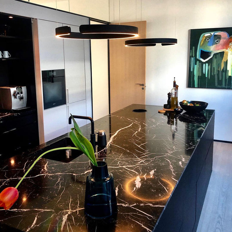 Candeeiro Suspenso LED Redondo LumaCircle — Design Moderno Ajustável - Desfino