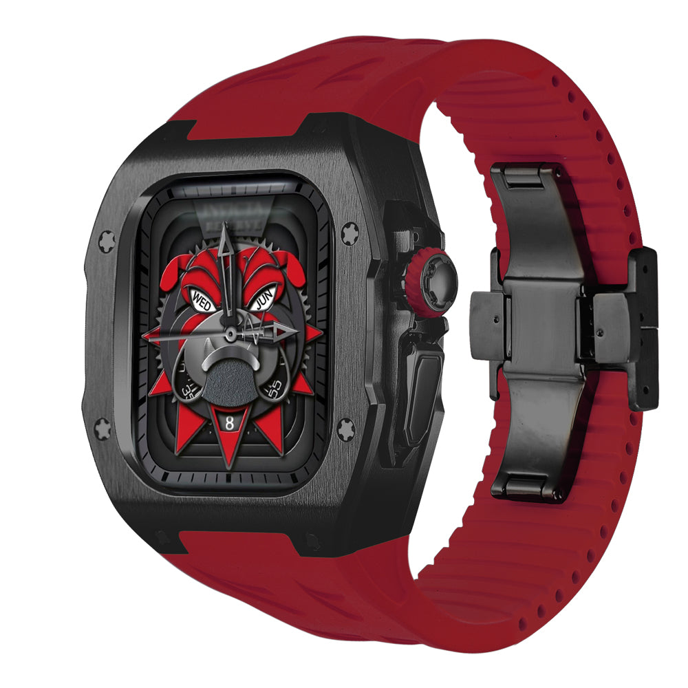 AeroNova AW Ultra Titanium Case & Fluororubber Band — Cut-to-Fit - Desfino