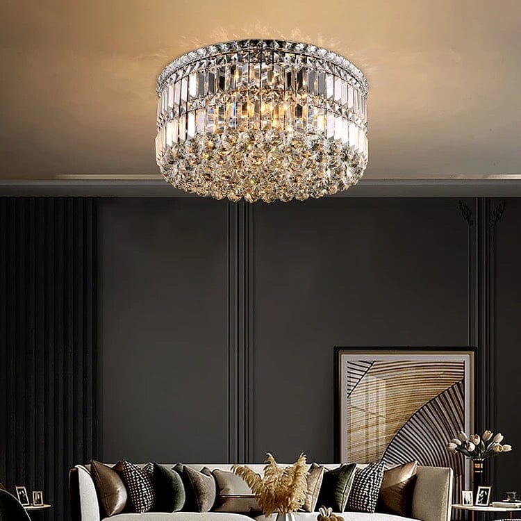 Jade Crystal Ceiling Chandelier
