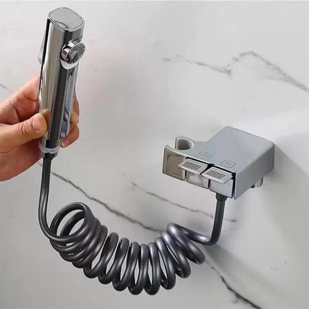AquaKey Handheld-Bidetsprayer – Verstellbar, wandmontierter Kupferkörper - Desfino