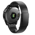 Kireya-titanrem for Garmin Fenix 8, 7X og 6XP — DLC-magnetlås - Desfino