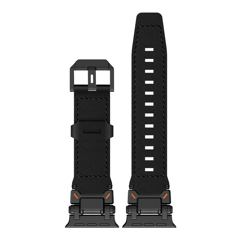 Řemínek Nomad pro Apple Watch — italská kůže, ruční šití, titanový adaptér - Desfino
