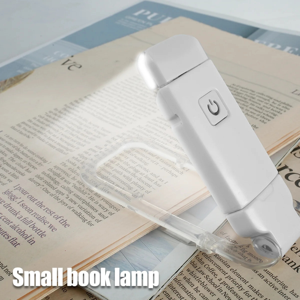 LumaLeaf per USB aufladbare LED-Buchleuchte mit Clip, verstellbar - Desfino