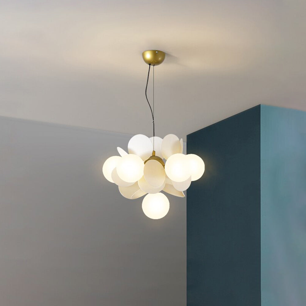 Moderní akrylové závěsné LED svítidlo AstraLumen — elegantní provedení - Desfino