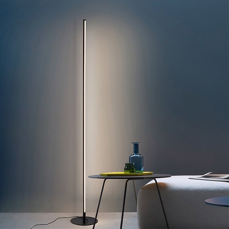 AstraLumina 30W moderne dæmpbar LED-gulvlampe — fjernbetjening - Desfino