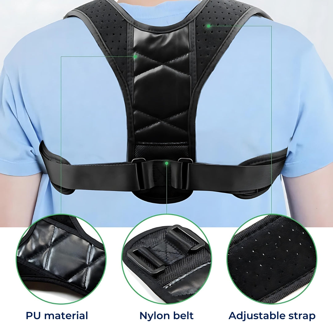 SpineEase állítható hátmerevítő — tartástámogatás, fájdalomcsillapítás - Desfino