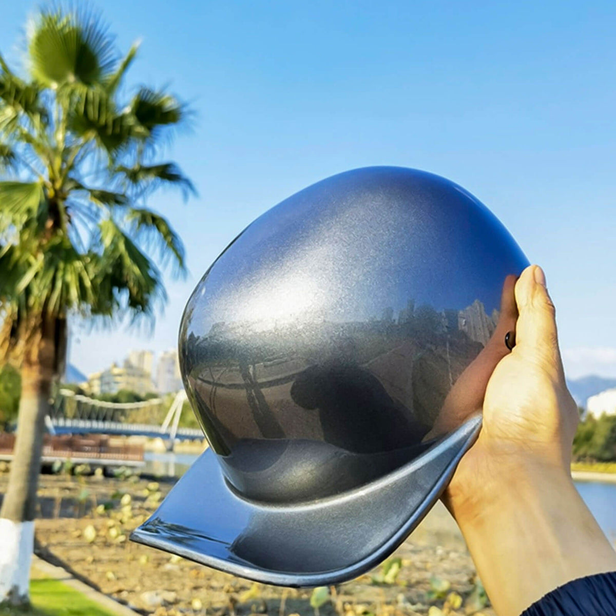 קסדת אופנוע CapPulse בסגנון כובע בייסבול, מאושרת DOT — התאמה נוחה - Desfino