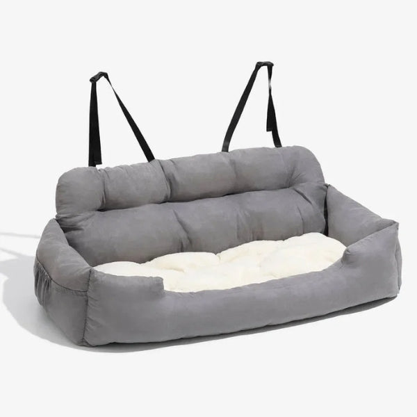 Panier de voiture pour chien, pour chiens moyens et grands — Rehausseur rembourré de sécurité, base antidérapante - Desfino