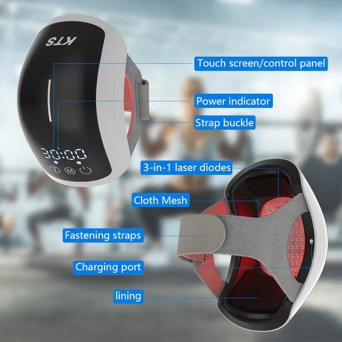 膝部红光与红外光按摩器 — 630nm、660nm与880nm - Desfino