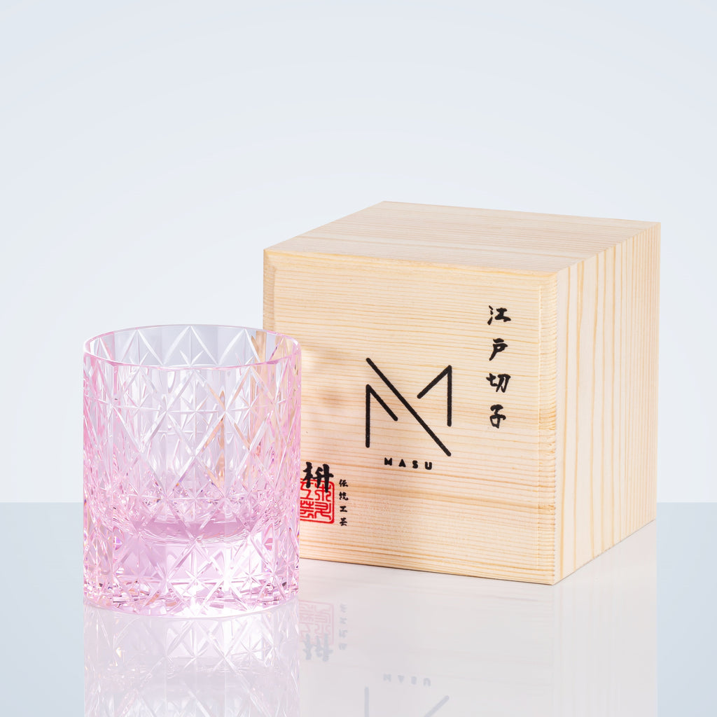 Hoshira Handcrafted Whisky Glass — Celestial Design, Wooden Box